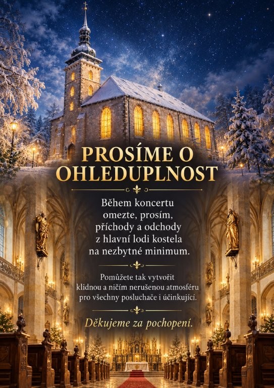 Adventní koncert v kostele Nanebevzetí Panny Marie v Mostě
